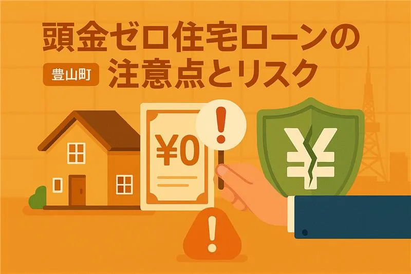 豊山町の頭金ゼロ住宅ローン注意点とリスク