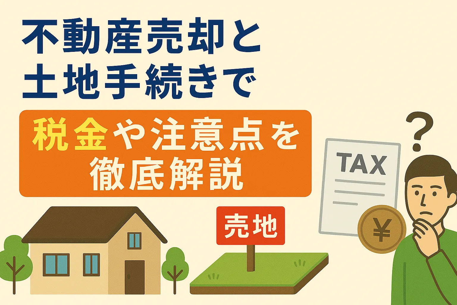 不動産売却と土地手続きで税金や注意点を徹底解説