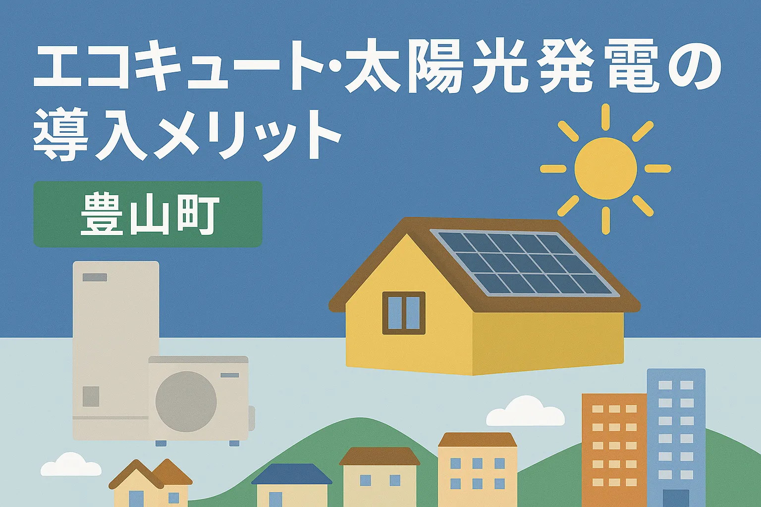 豊山町の再エネ活用で光熱費節約術