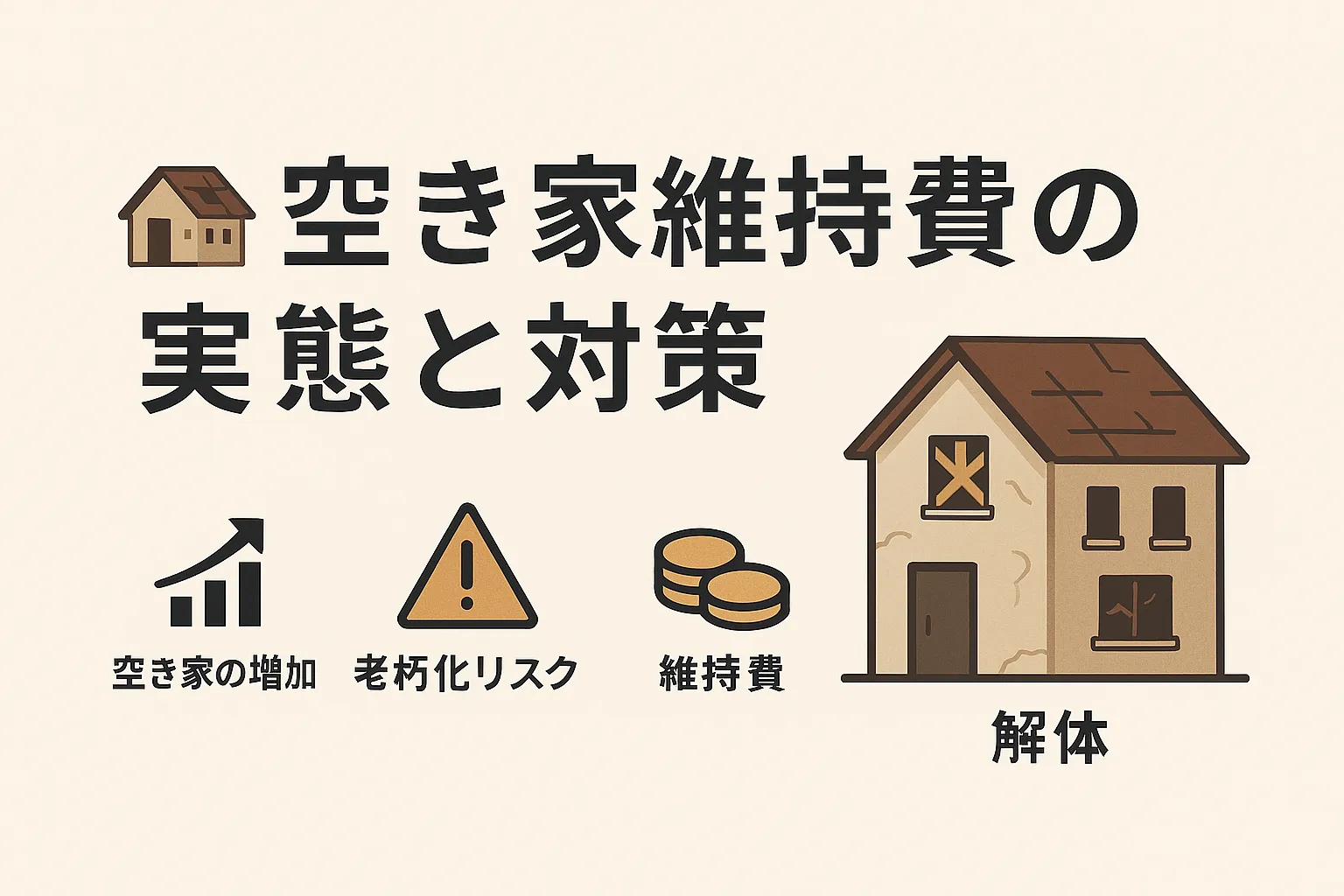 豊山町空き家維持費の実態と対策