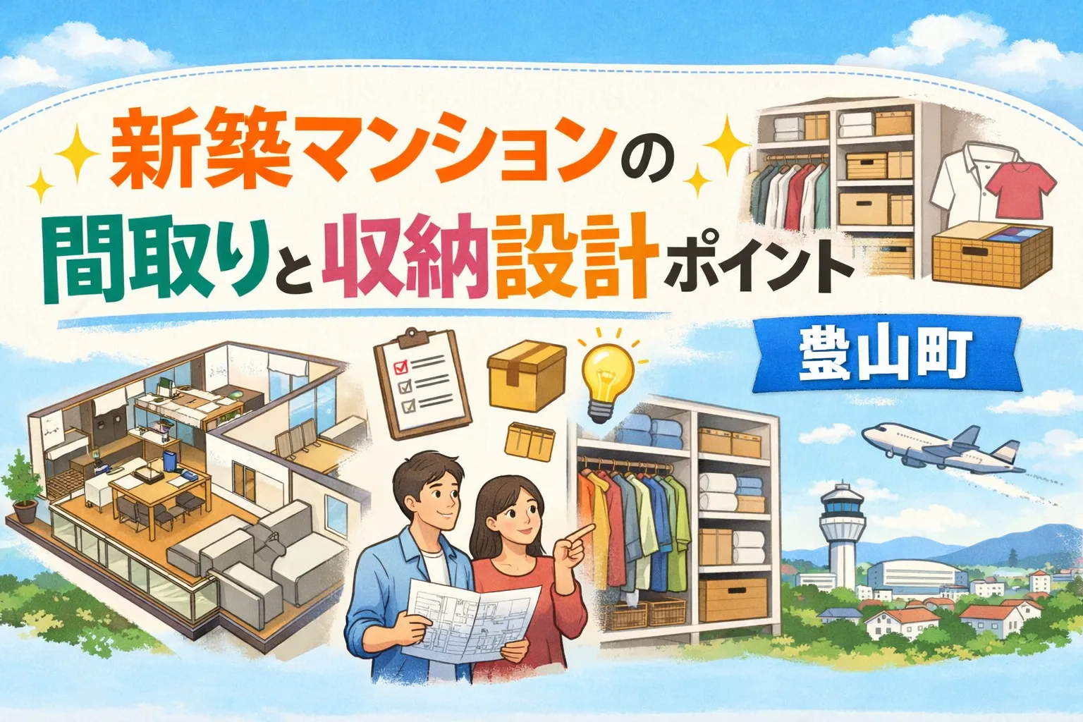 豊山町新築マンションの間取りと収納設計ポイント