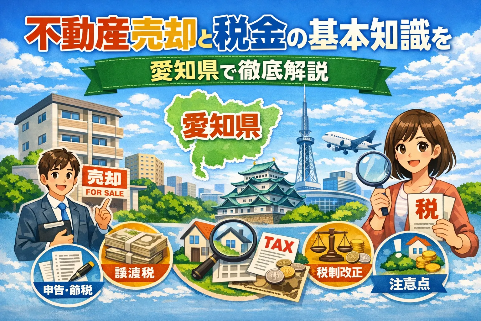 不動産売却と税金の基本知識を愛知県で徹底解説