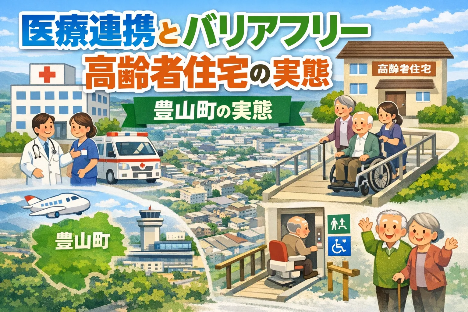 豊山町の医療連携とバリアフリー高齢者住宅の実態