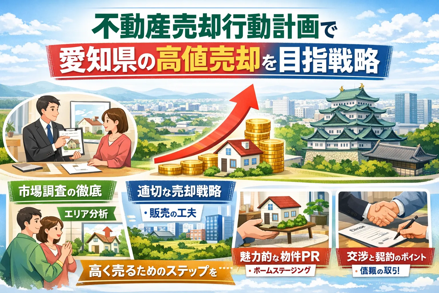 不動産売却行動計画で愛知県の高値売却を目指す具体戦略