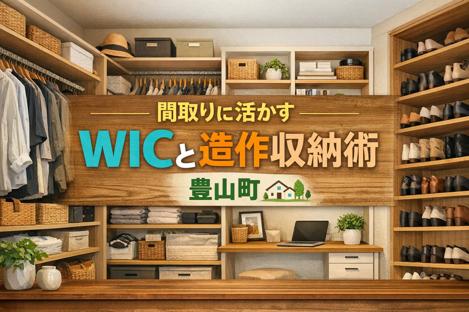 豊山町の間取りに活かすWICと造作収納術