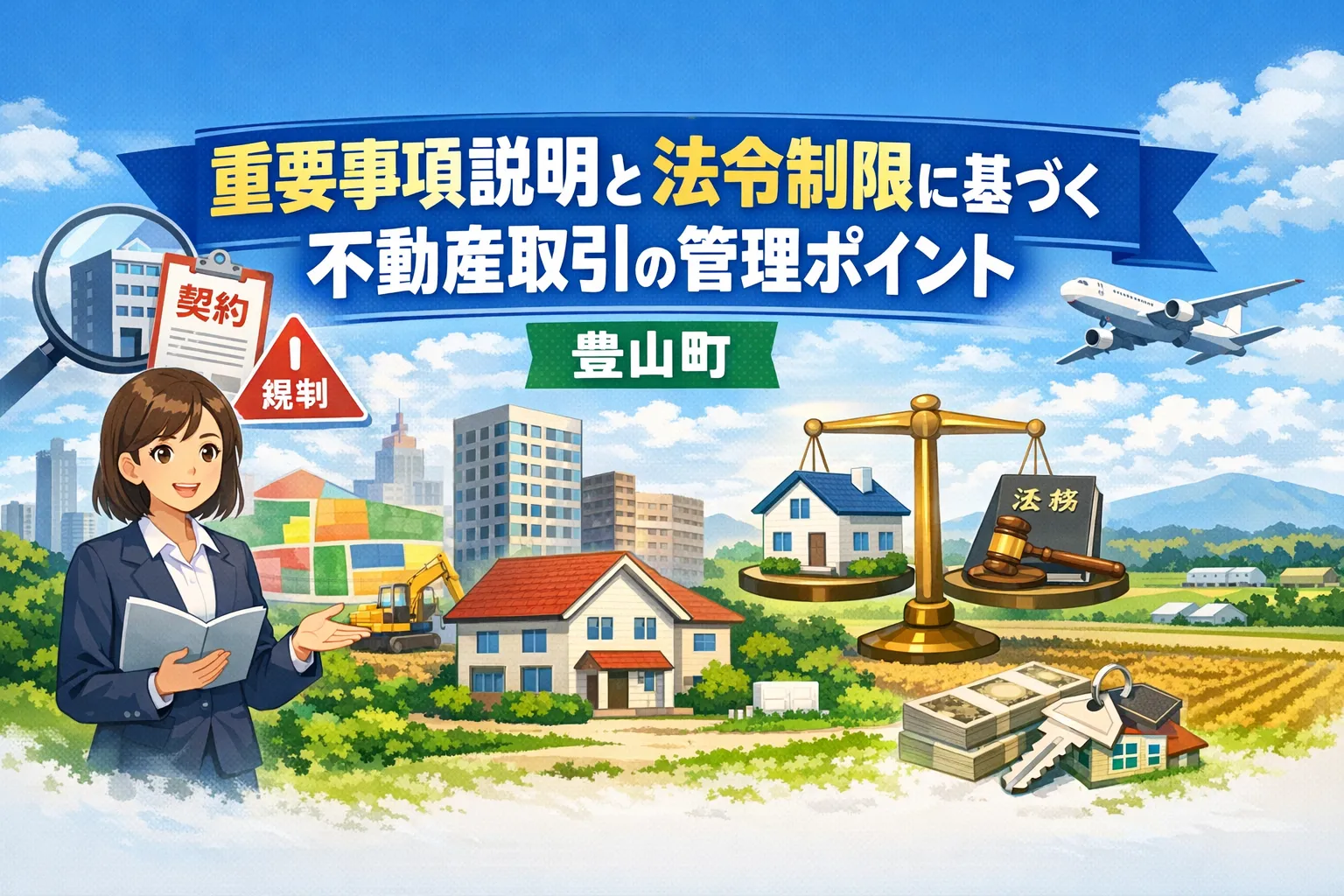 豊山町の重要事項説明と法令制限に基づく不動産取引の管理ポイント
