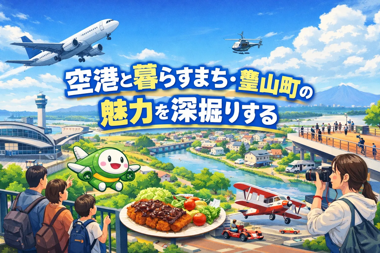 空港と暮らすまち・豊山町の魅力を深掘りする