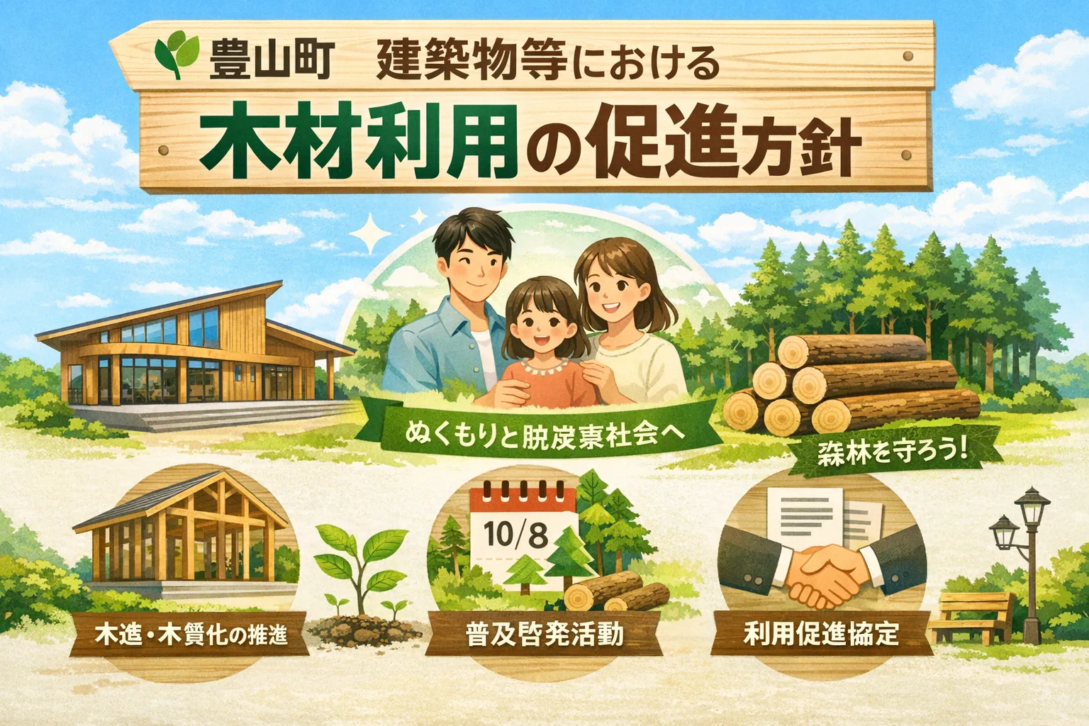 建築物における木材利用の促進方針が改定