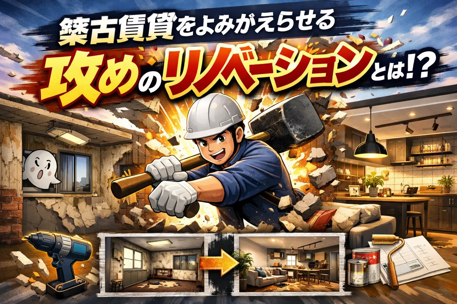 築古賃貸をよみがえらせる“攻めのリノベーション”とは