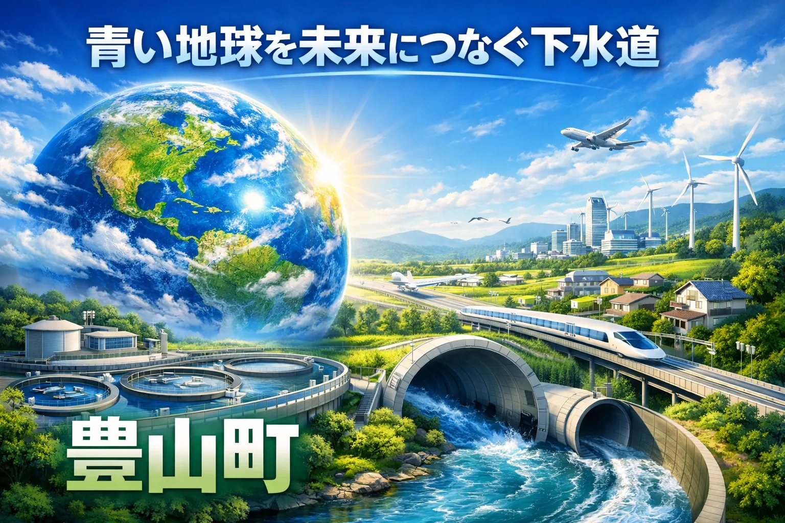 【豊山町】青い地球を未来につなぐ下水道