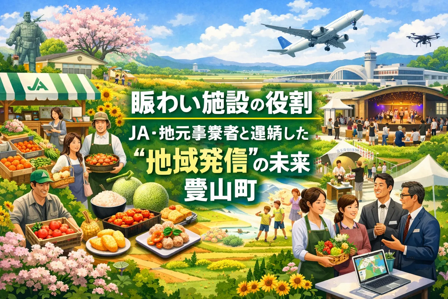 賑わい施設の役割と、JA・地元事業者と連携した“地域発信”の未来