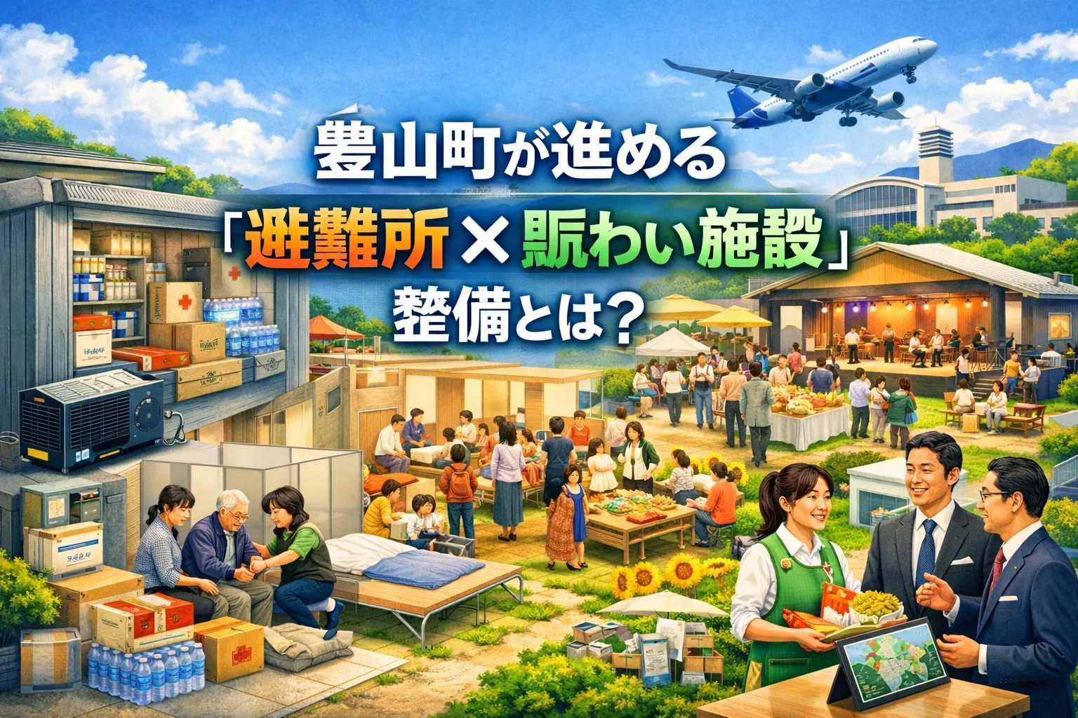 豊山町が進める「避難所×賑わい施設」整備とは？