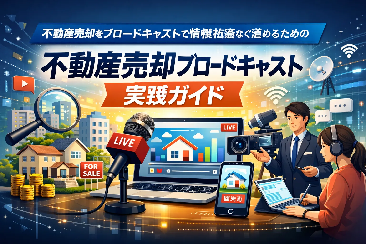 不動産売却をブロードキャストで情報格差なく進めるための実践ガイド