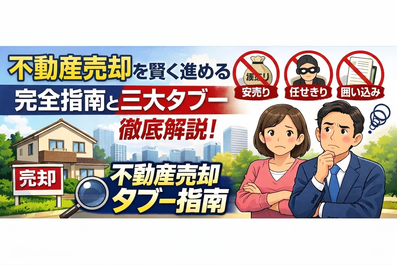 不動産売却を賢く進める完全指南と三大タブー徹底解説