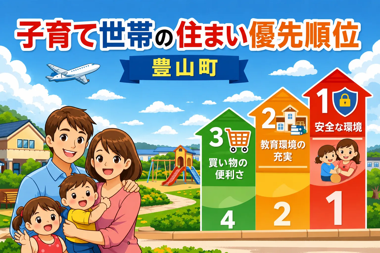 豊山町の子育て重視住環境と治安公園の現状