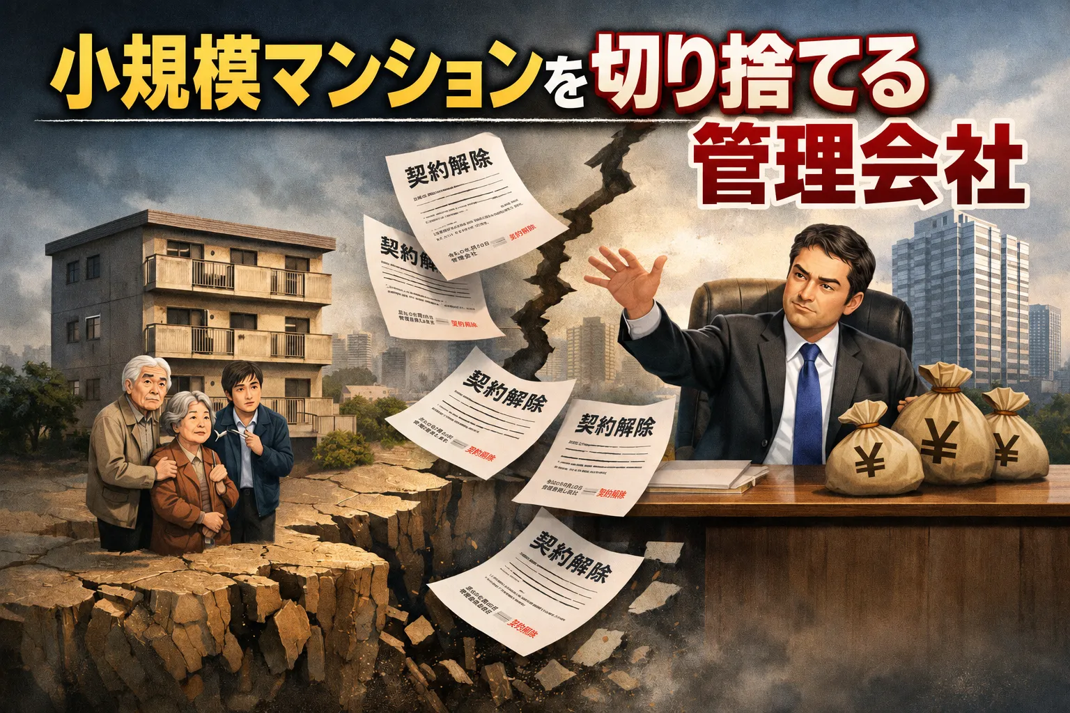 小規模マンションを切り捨てる管理会社