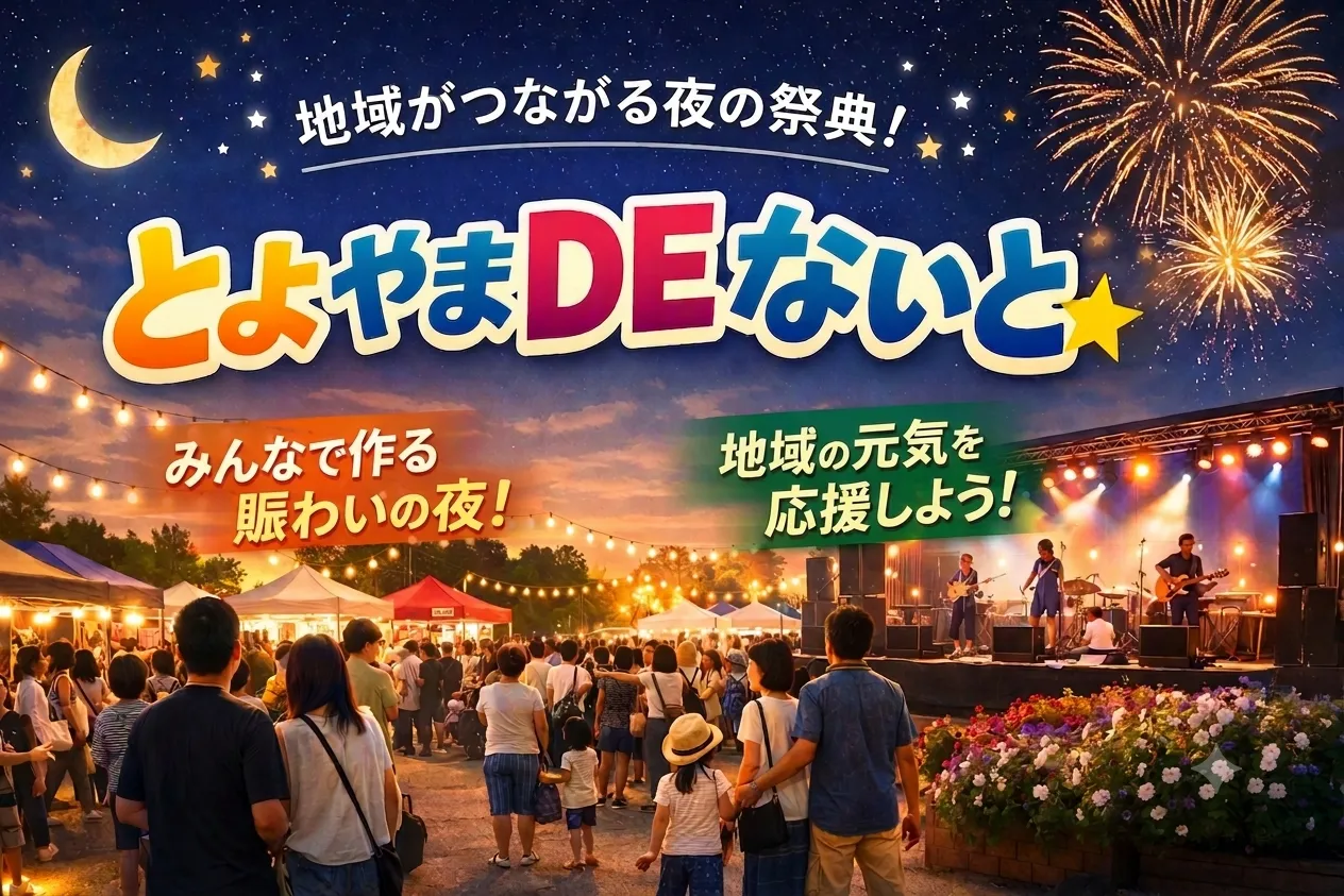 豊山町の夜を盛り上げる「とよやま DE ないと」地域がつながる夏の夜イベント