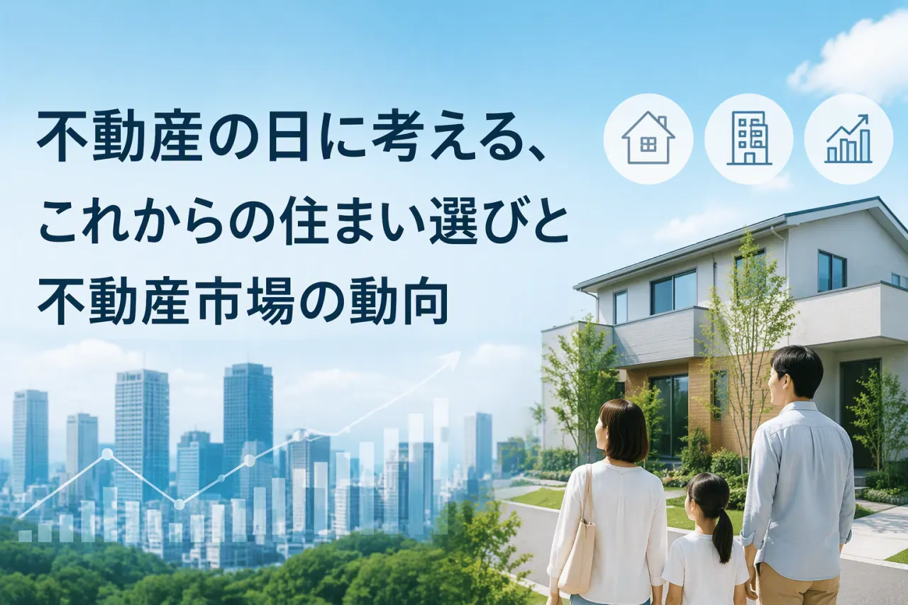 不動産の日に考える、これからの住まい選びと不動産市場の動向