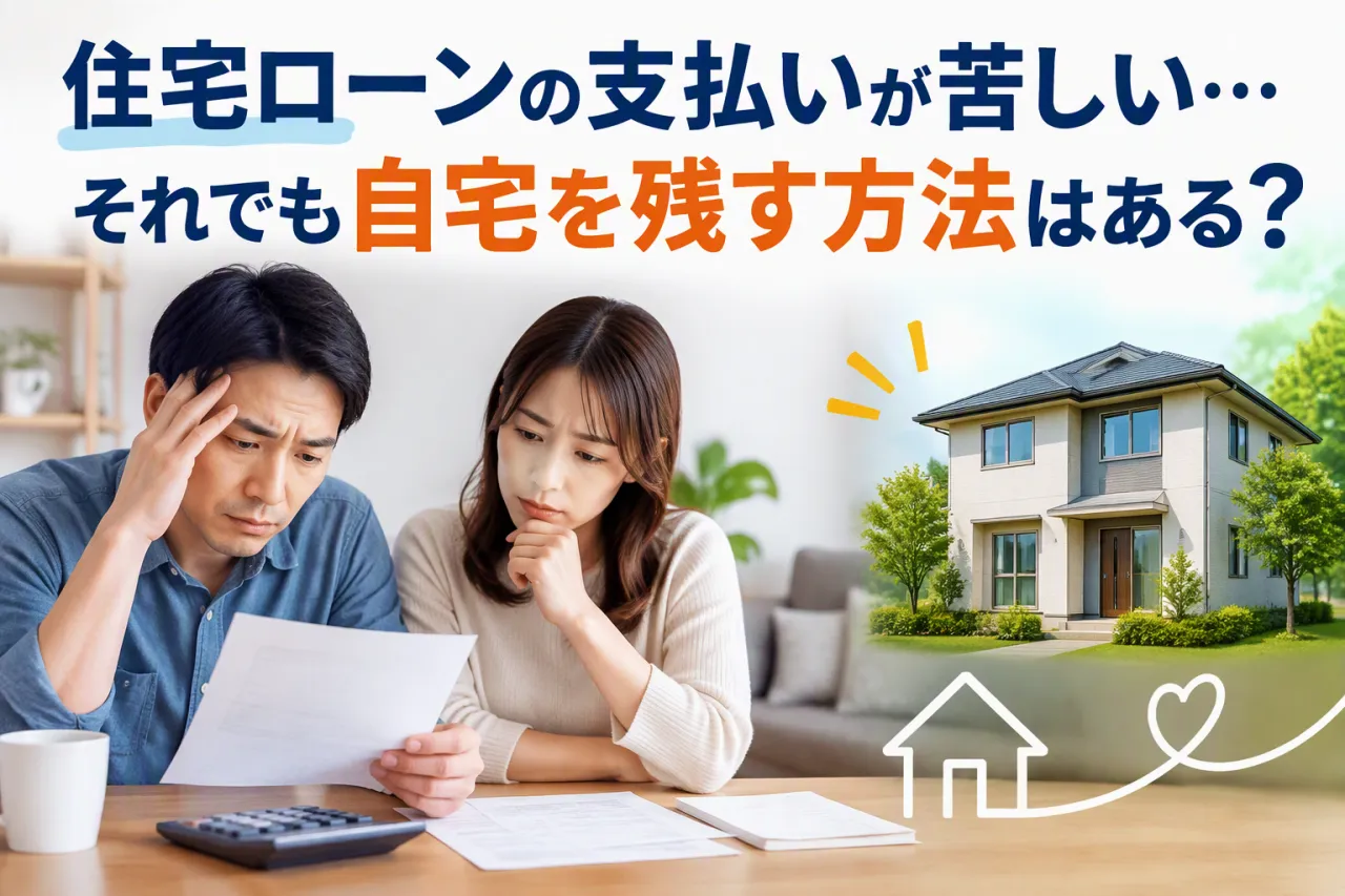 住宅ローン返済に困ったときの選択肢とは？自宅を守る制度を解説