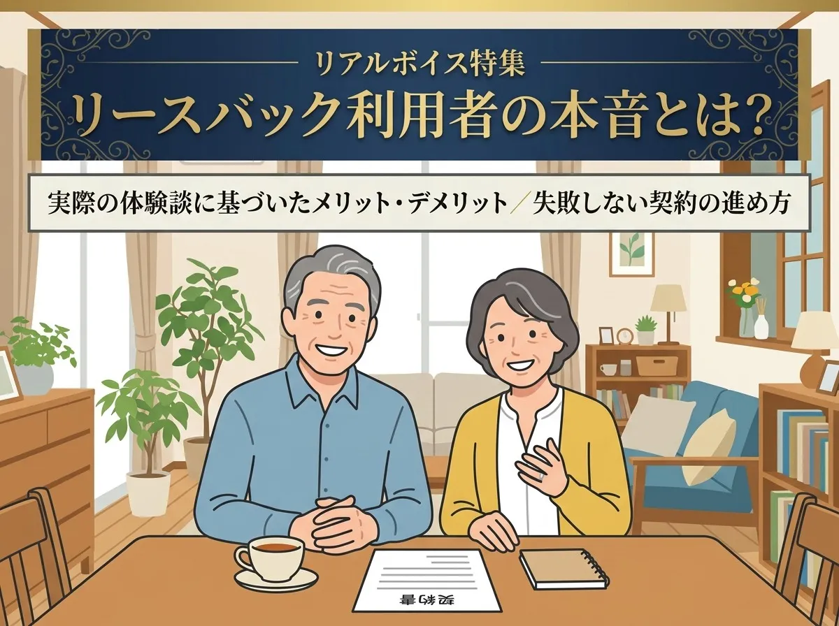 リースバック利用者の本音とは?
