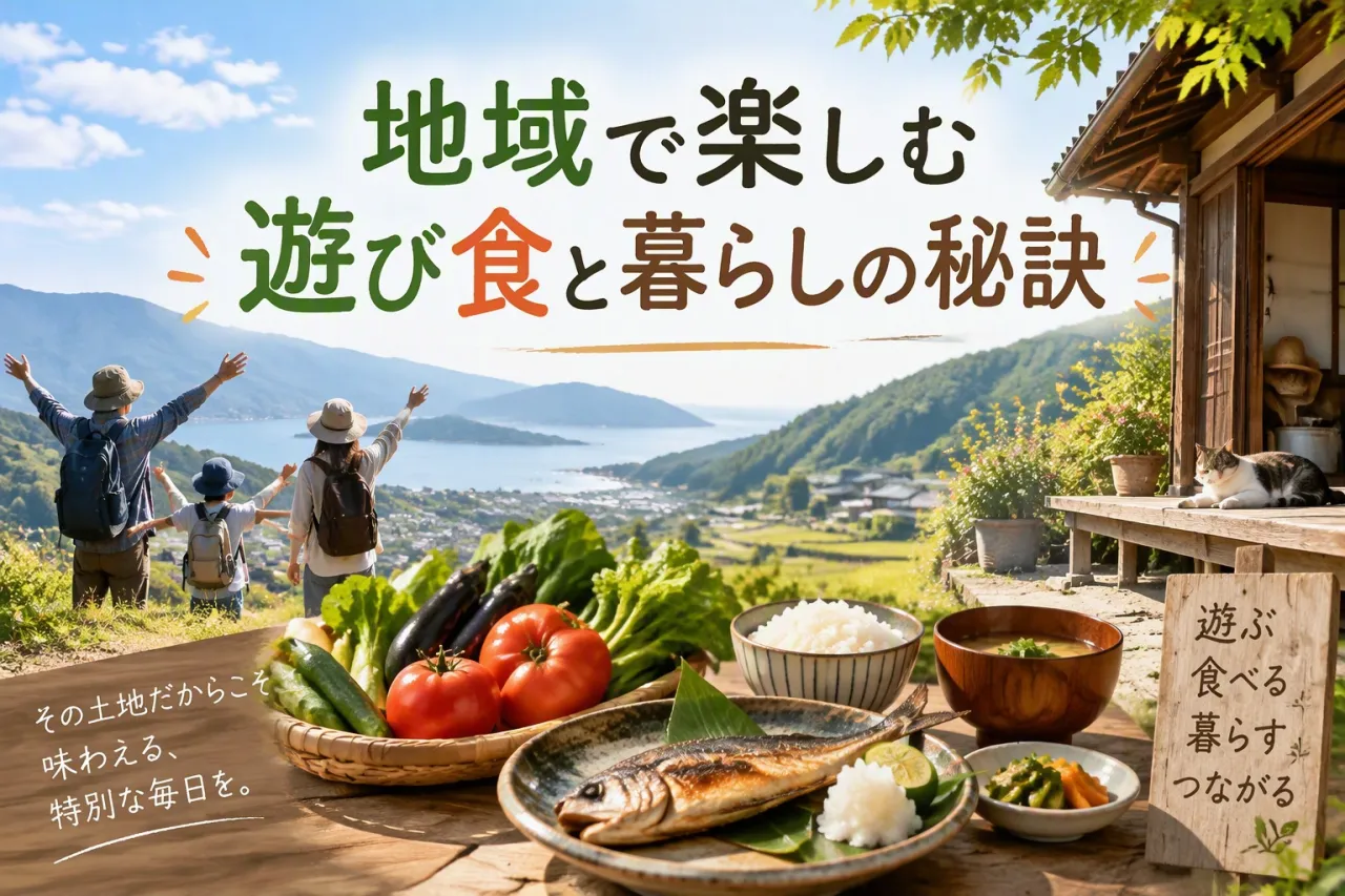 地域で楽しむ遊び食と暮らしの秘訣
