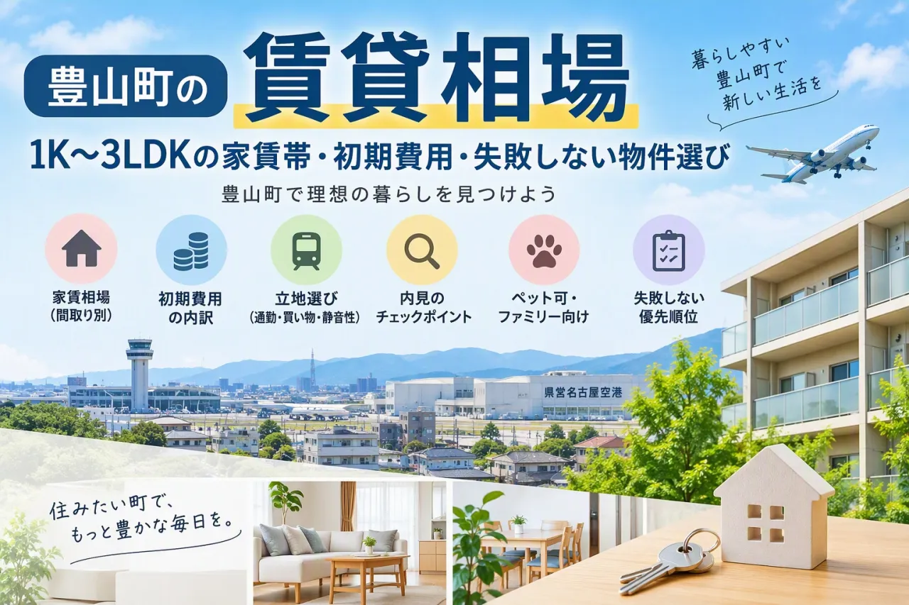 豊山町の賃貸相場